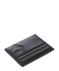 Premium Nappa Kreditkartenetui Schafsleder schwarz