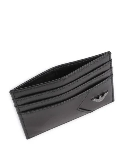 Premium Nappa Kreditkartenetui Schafsleder schwarz