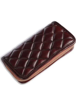 Prestige Geldbörse genarbtes Rindsleder dunkelrot