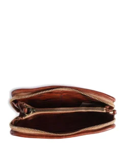 Prestige Geldbörse genarbtes Rindsleder braun