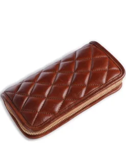 Prestige Geldbörse genarbtes Rindsleder braun