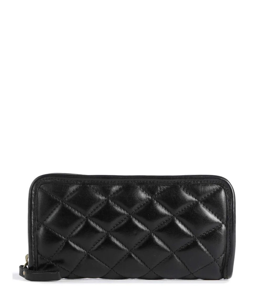 Prestige Geldbörse genarbtes Rindsleder schwarz