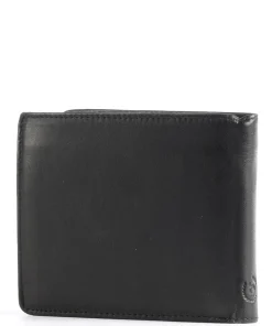 Primo RFID RFID Geldbörse glattes Leder schwarz