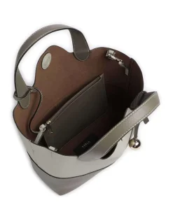 Primrose M Handtasche genarbtes Leder olivgrün