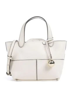 Primrose Mini Umhängetasche genarbtes Leder creme