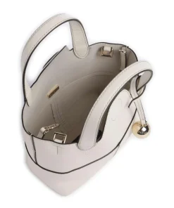 Primrose Mini Umhängetasche genarbtes Leder creme