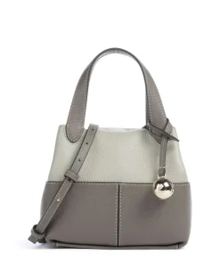 Primrose Mini Umhängetasche genarbtes Leder khaki