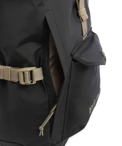 Printed Shrub Rucksack 15″ recyceltes Polyester schwarz