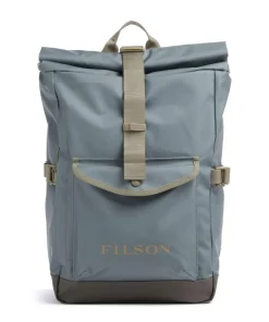 Printed Shrub Rucksack 15″ recyceltes Polyester blaugrau