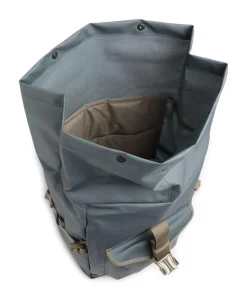 Printed Shrub Rucksack 15″ recyceltes Polyester blaugrau