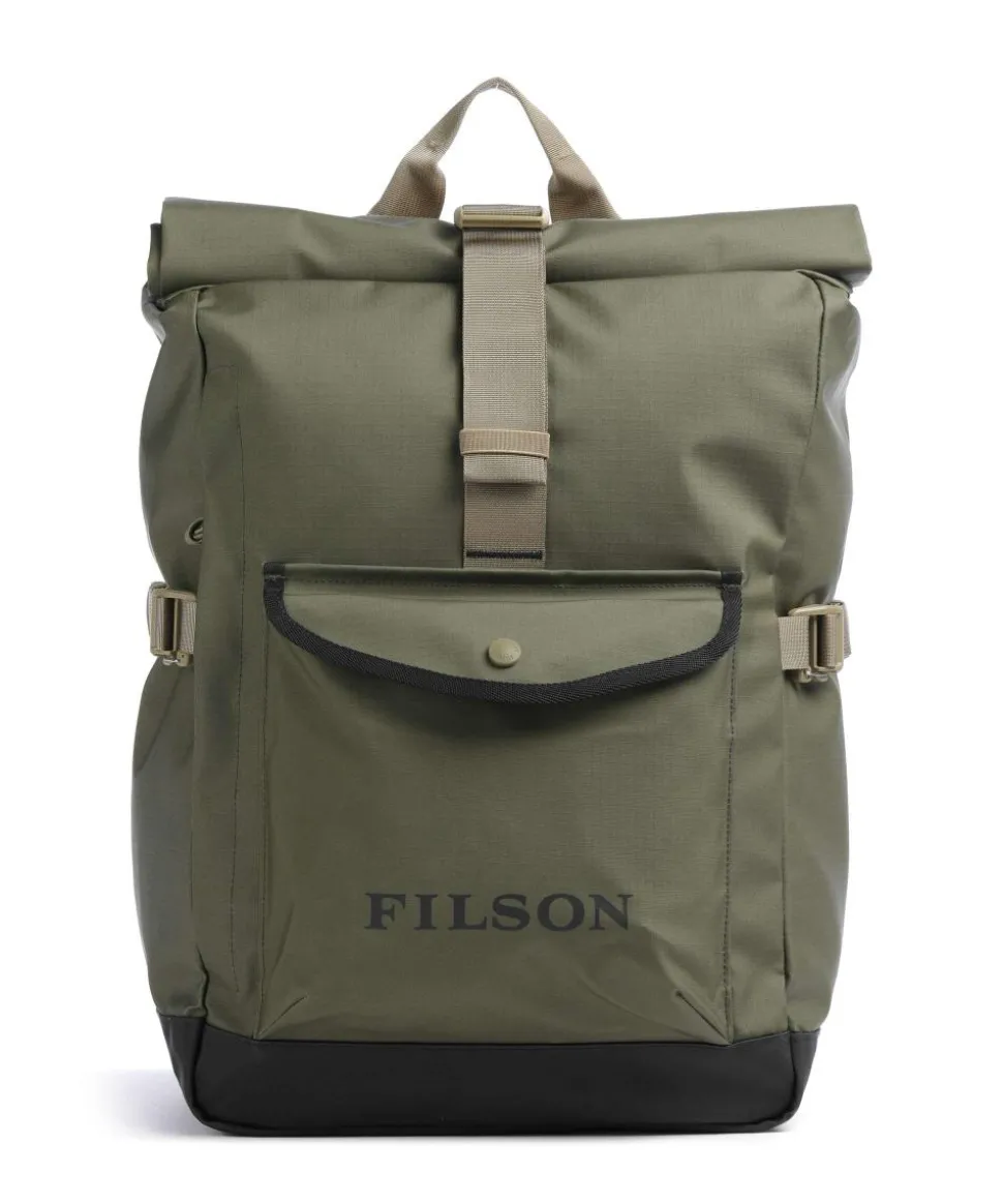 Printed Shrub Rucksack 15″ recyceltes Polyester khaki