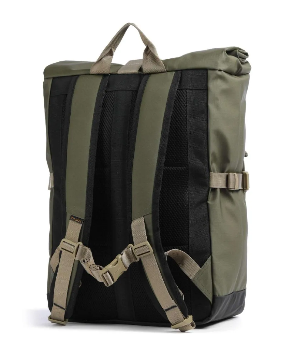 Printed Shrub Rucksack 15″ recyceltes Polyester khaki