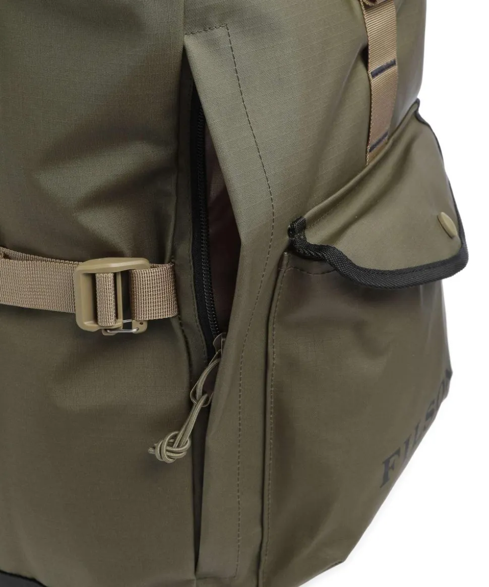 Printed Shrub Rucksack 15″ recyceltes Polyester khaki