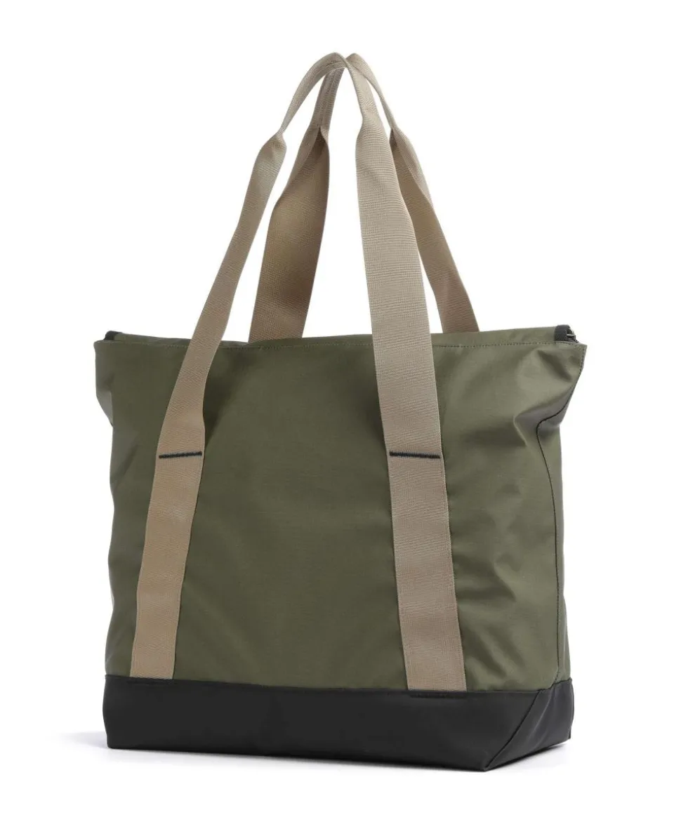 Printed Shrub Shopper 16″ recyceltes Polyester khaki