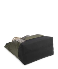 Printed Shrub Shopper 16″ recyceltes Polyester khaki