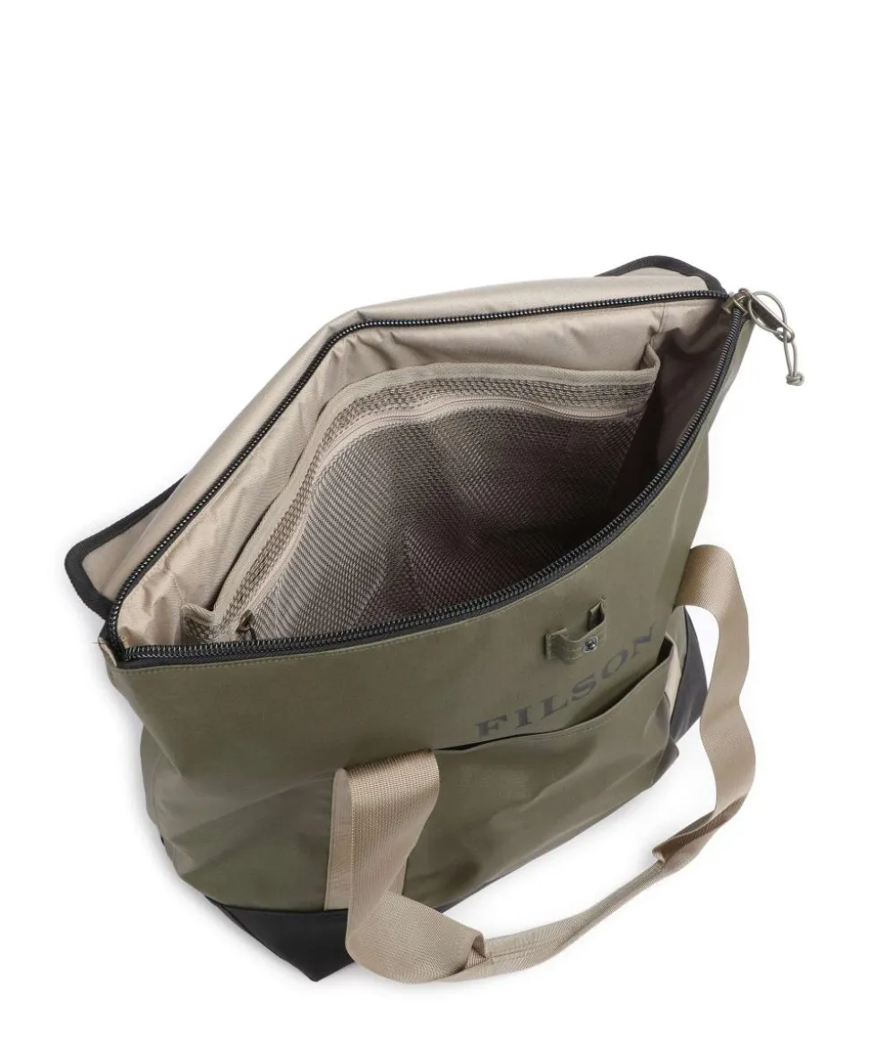 Printed Shrub Shopper 16″ recyceltes Polyester khaki