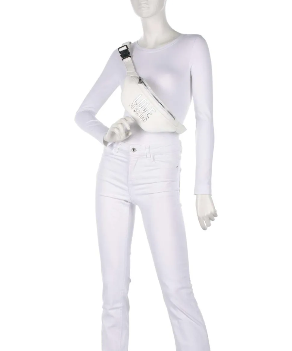 Prism Gürteltasche Lederimitat weiß