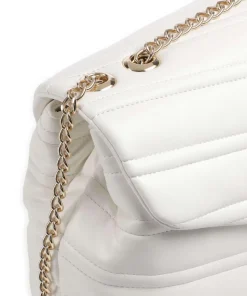 Privilege Schultertasche Lederimitat weiß