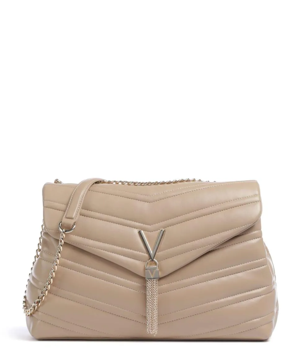 Privilege Schultertasche Lederimitat beige