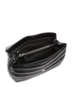 Privilege Schultertasche Lederimitat schwarz