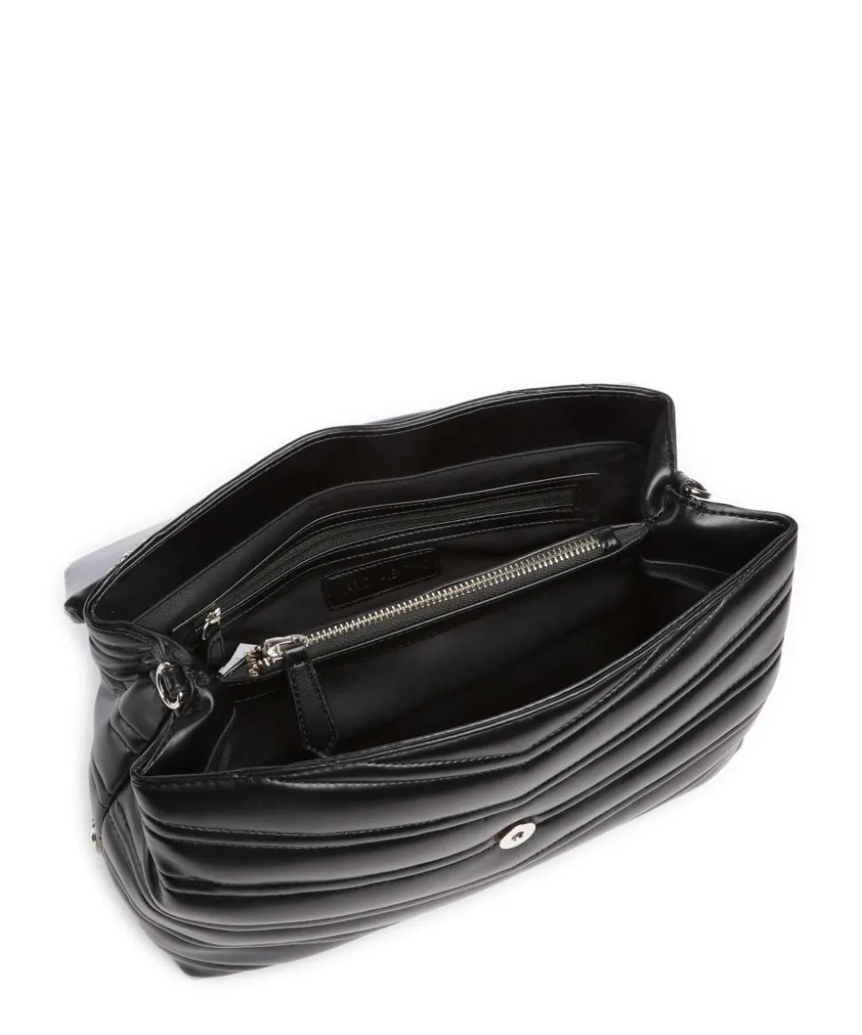 Privilege Schultertasche Lederimitat schwarz