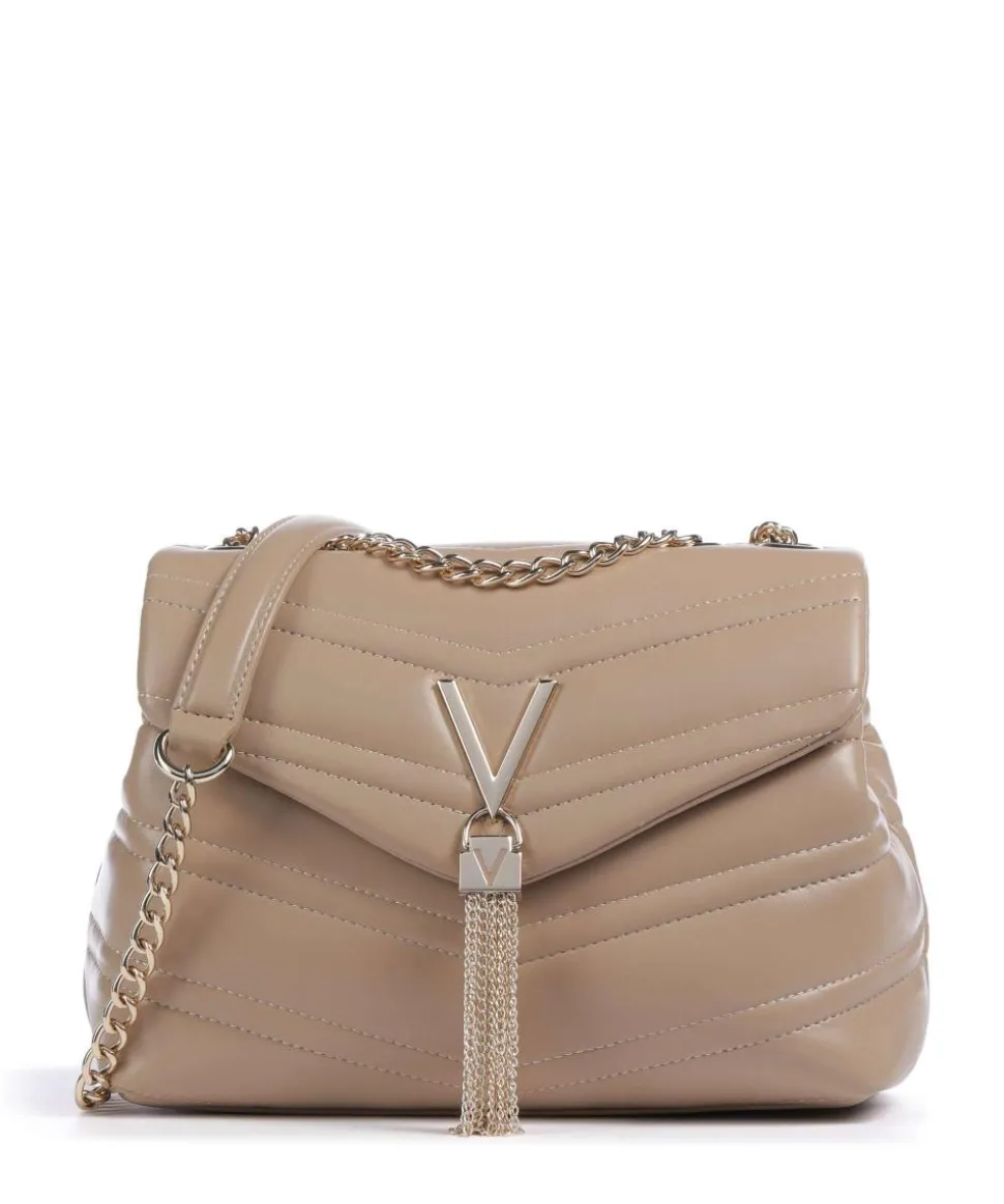 Privilege Schultertasche Lederimitat beige