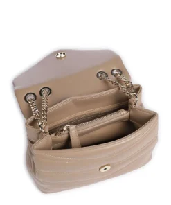 Privilege Schultertasche Lederimitat beige