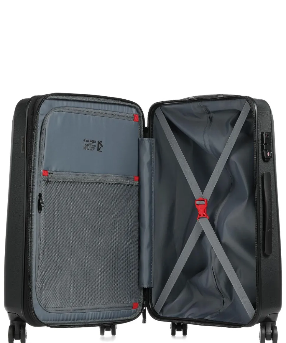 Prymo Medium 4-Rollen Trolley schwarz 65 cm