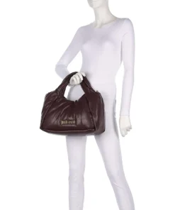 Puffy Foulard Handtasche Lederimitat wein