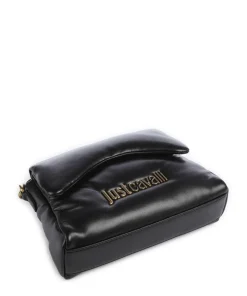 Puffy Foulard Schultertasche Lederimitat schwarz