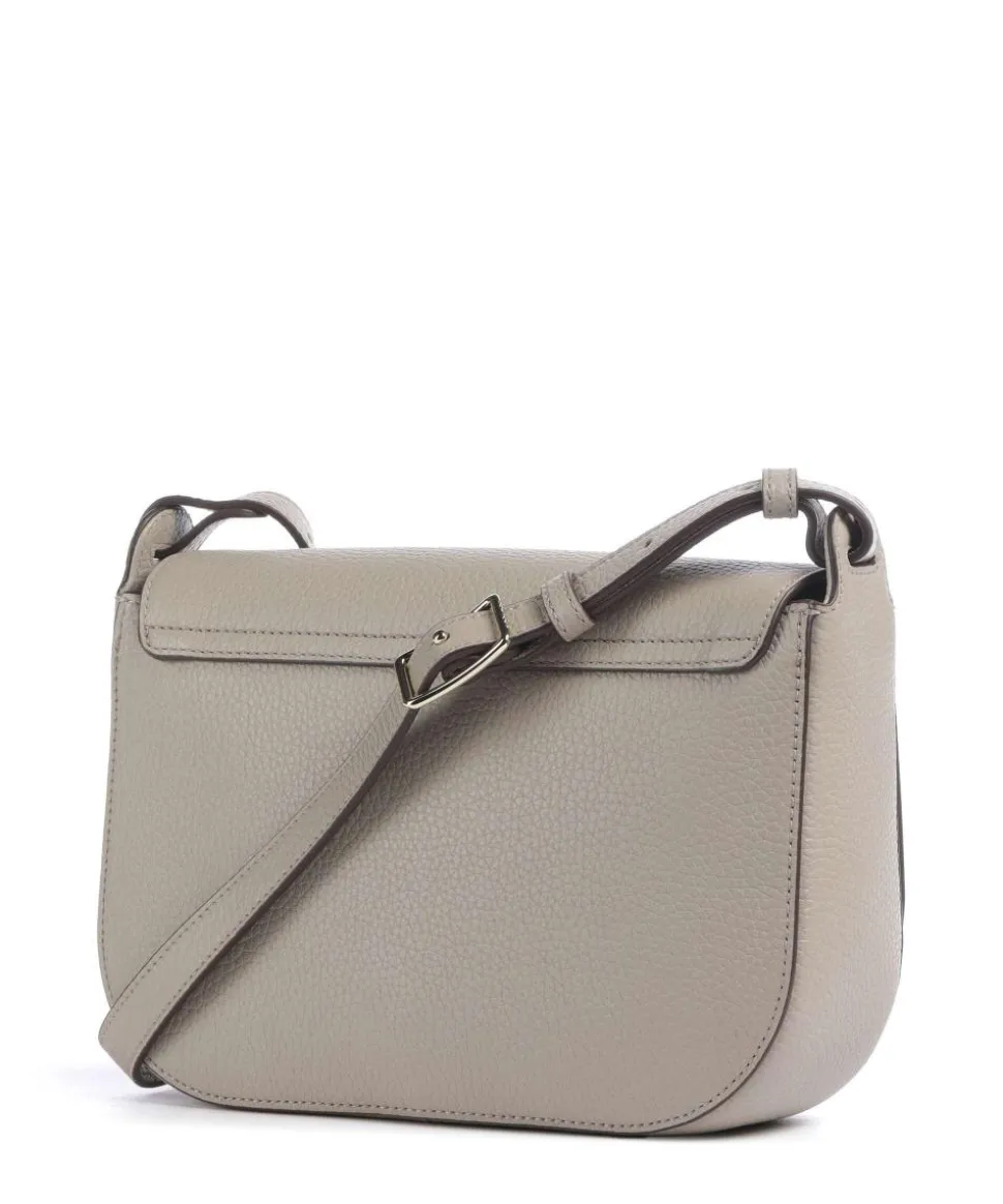 Pura S Umhängetasche genarbtes Rindsleder beige