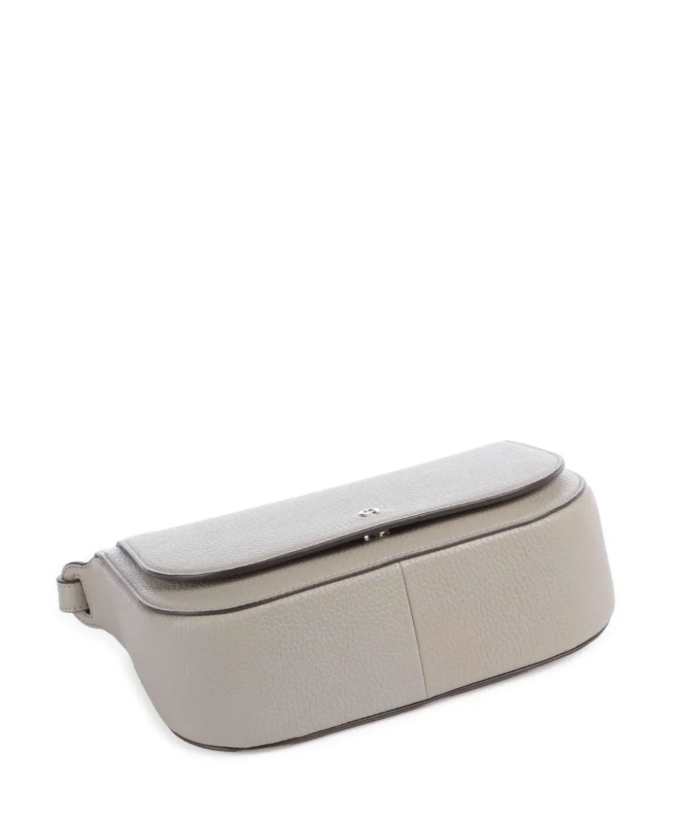 Pura S Umhängetasche genarbtes Rindsleder beige