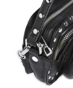 Pure Helena Umhängetasche fein genarbtes Kalbsleder schwarz