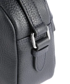 Pure Umhängetasche genarbtes Rindsleder dunkelblau