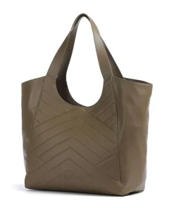 Puzzle Shopper fein genarbtes Rindsleder olivgrün