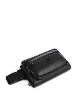 Quantic Gürteltasche Lederimitat schwarz