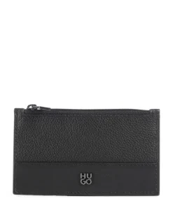 Quantic Kreditkartenetui genarbtes Rindsleder schwarz