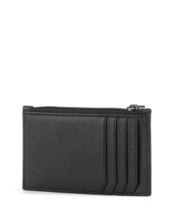 Quantic Kreditkartenetui genarbtes Rindsleder schwarz