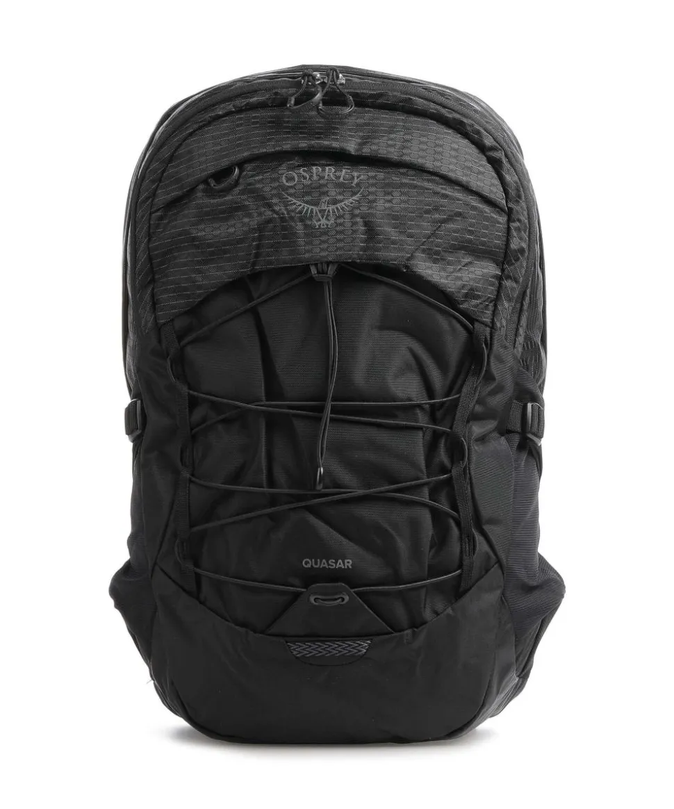 Quasar Rucksack 16″ recyceltes Nylon schwarz