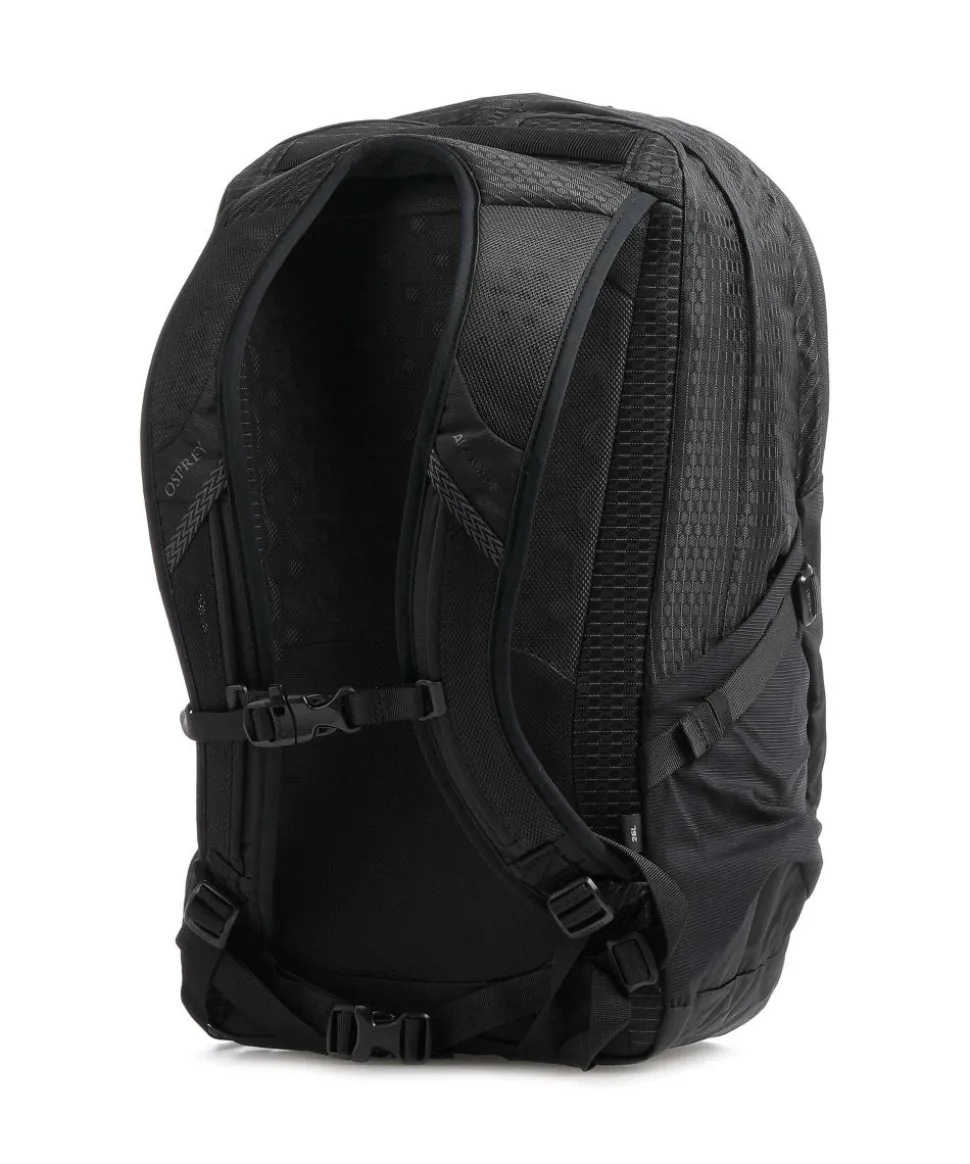 Quasar Rucksack 16″ recyceltes Nylon schwarz