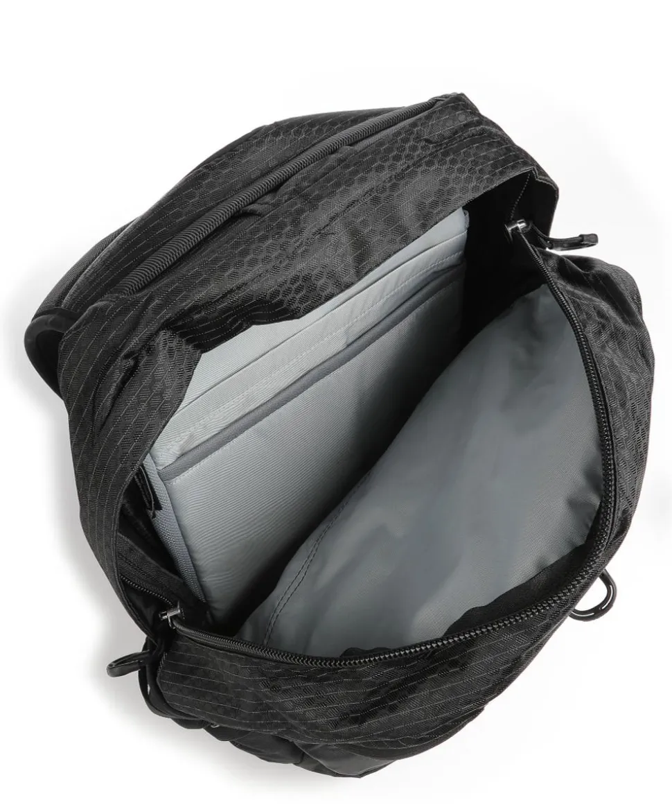 Quasar Rucksack 16″ recyceltes Nylon schwarz