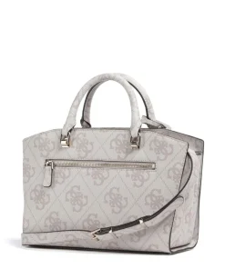 Queensland Big 4G Logo Handtasche Lederimitat elfenbein