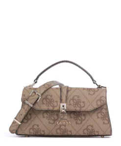 Queensland Big 4G Logo Handtasche Lederimitat hellbraun