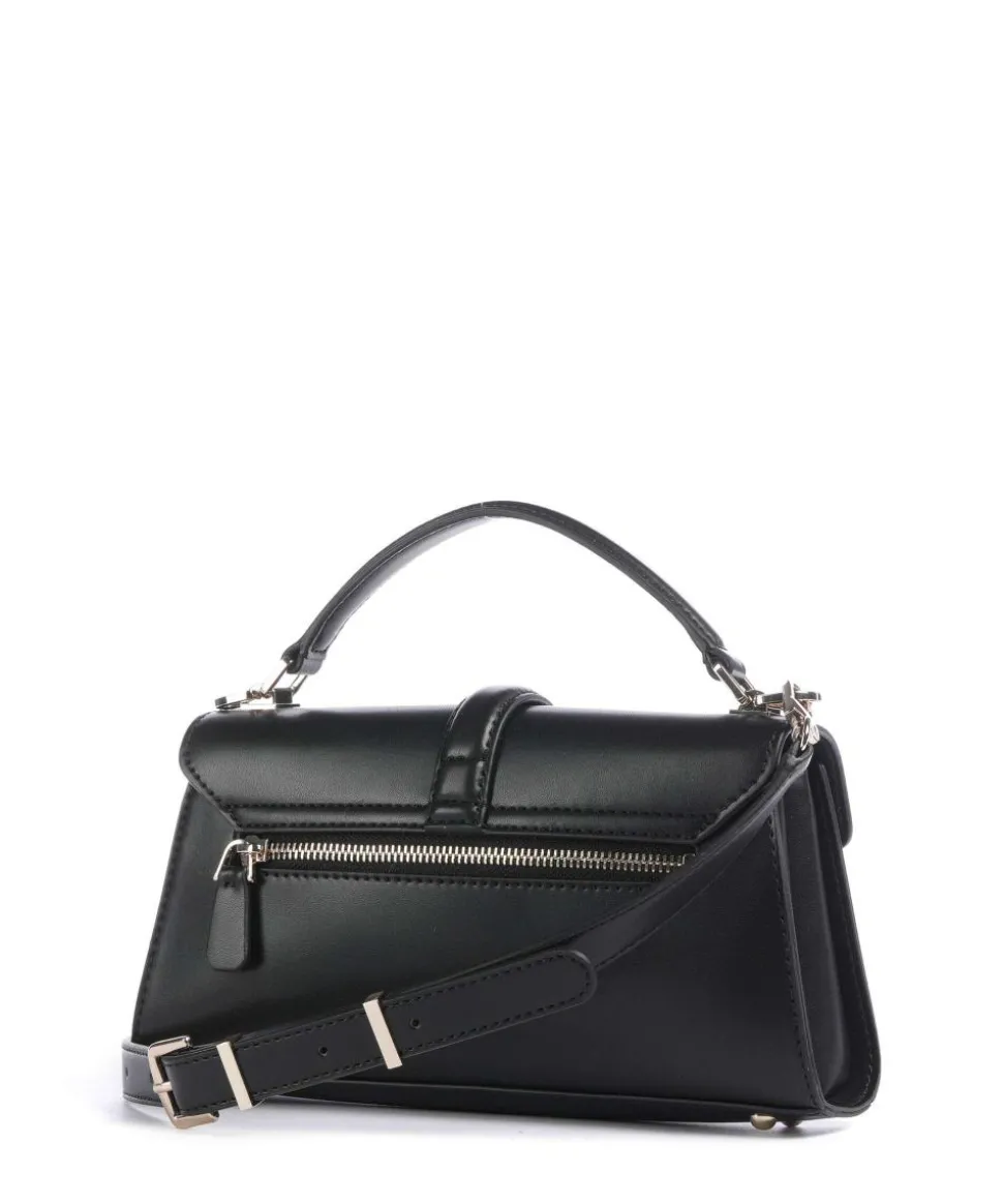 Queensland Handtasche Lederimitat schwarz