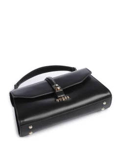 Queensland Handtasche Lederimitat schwarz