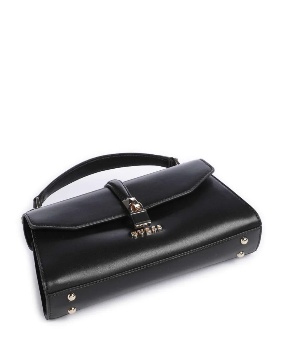 Queensland Handtasche Lederimitat schwarz