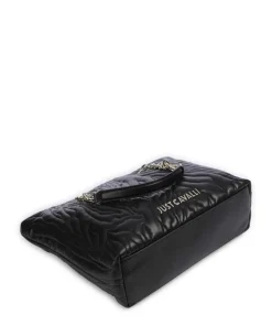 Quilted Zebra Shopper Lederimitat schwarz