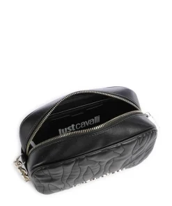 Quilted Zebra Umhängetasche Lederimitat schwarz