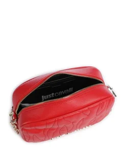 Quilted Zebra Umhängetasche Lederimitat rot