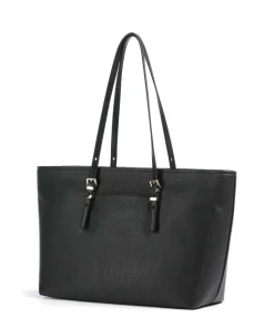 Quinn Large Shopper fein genarbtes Rindsleder schwarz